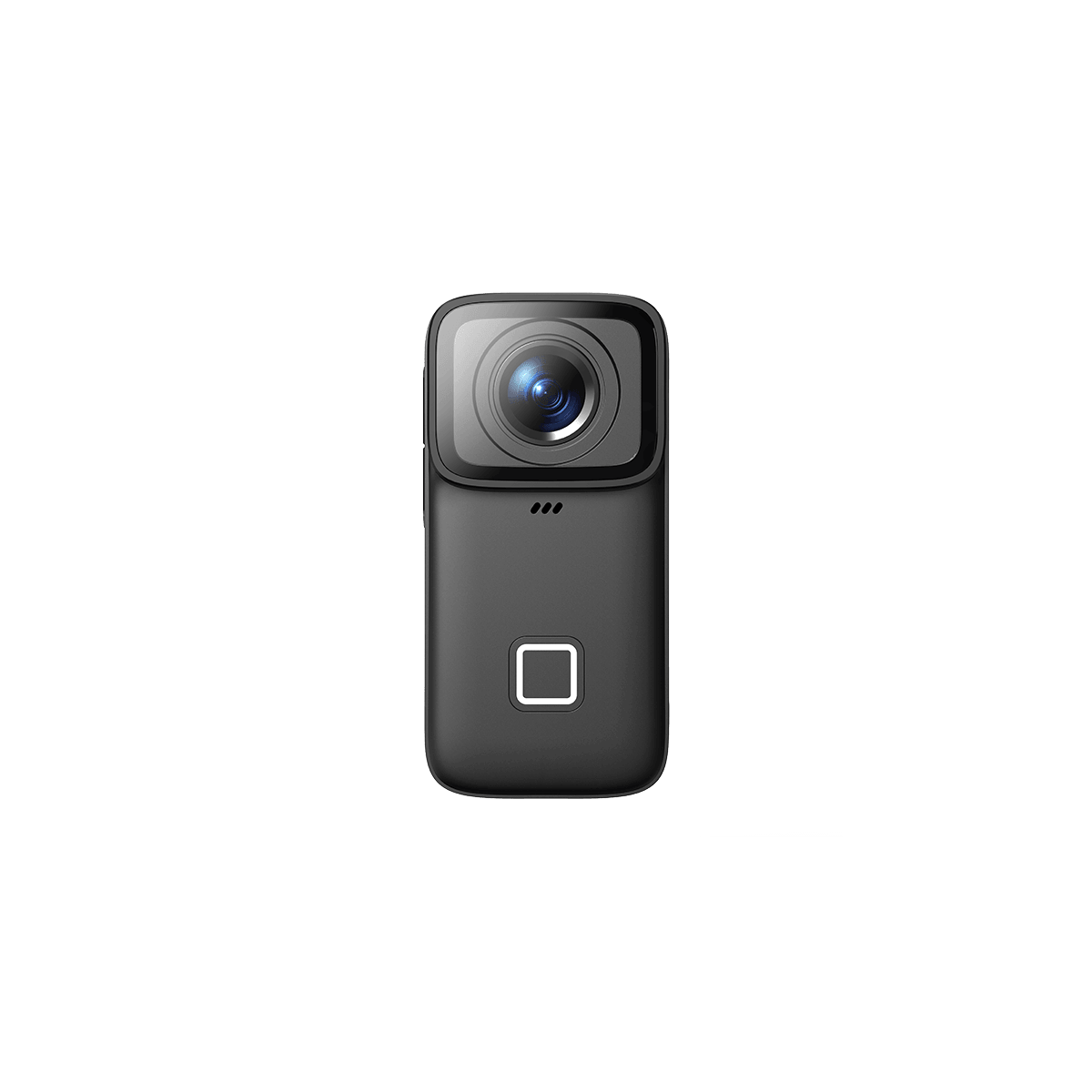 C200 Pro Action Camera front view showcasing its compact design and high-quality lens.