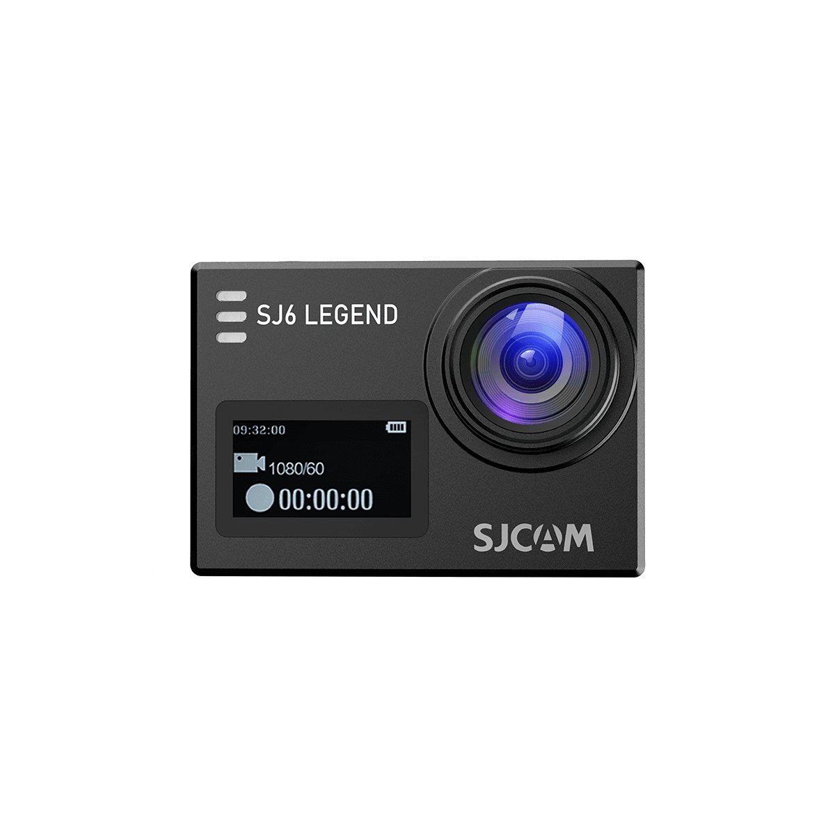 SJ6 Legend Action Camera with front display and lens for recording high-quality videos and photos.