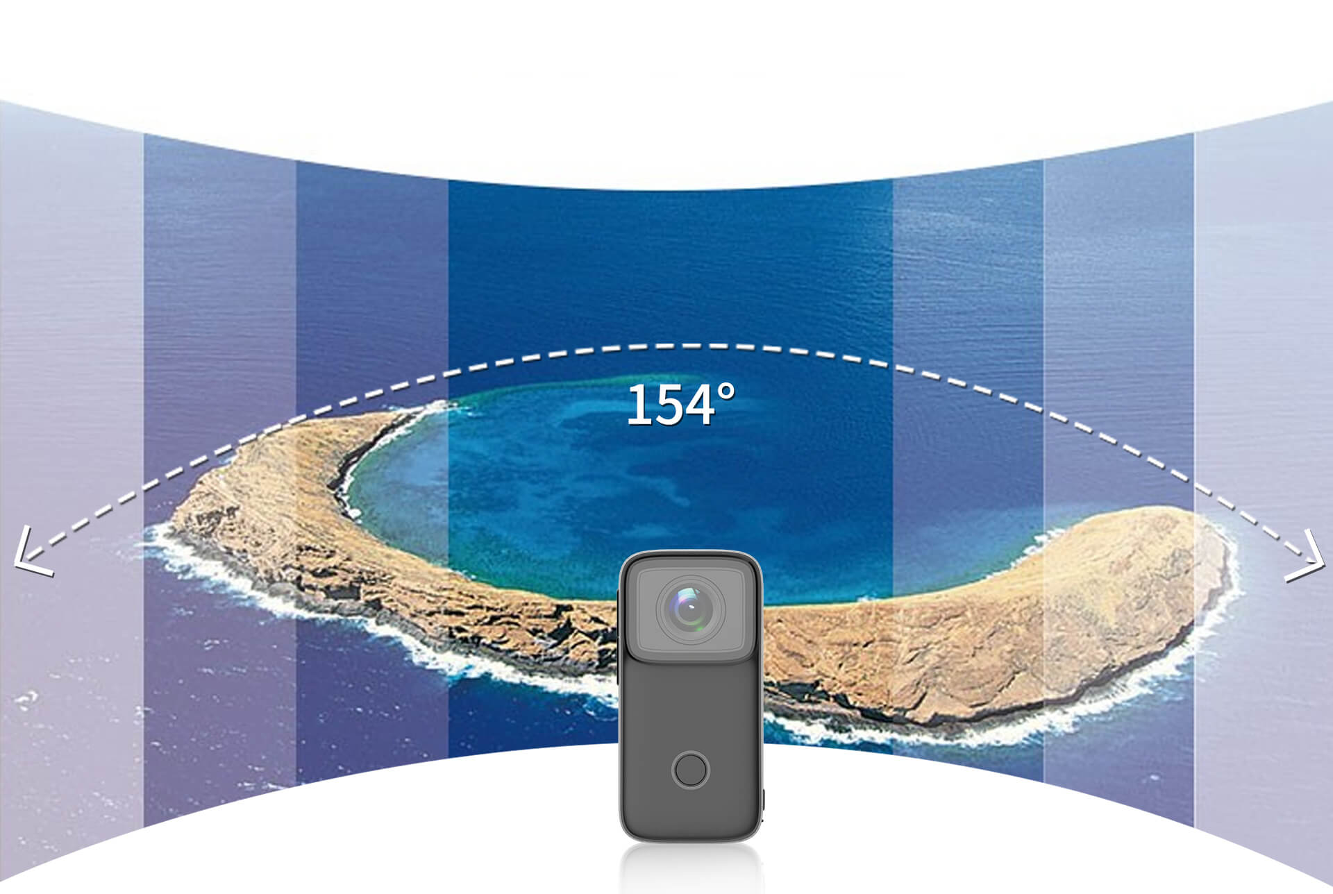 154° super wide-angle lens