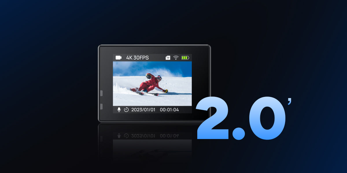 2-inch display screen