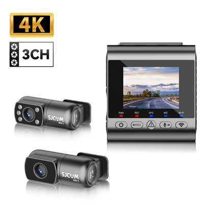 M60S 3-channel dash cam