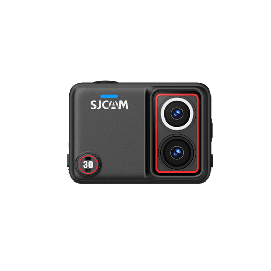SJ30 8K Dual-lens Action Camera featuring dual lenses for day and night shooting, ideal for high-speed adventure recordings.