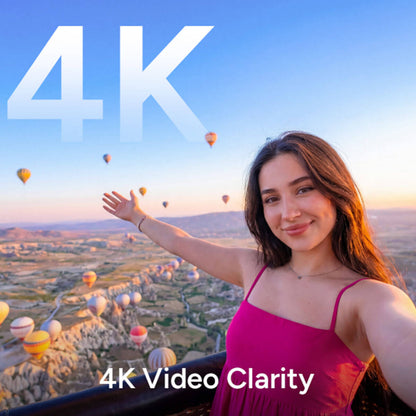 C100 Pro 4K action camera capturing high resolution videos