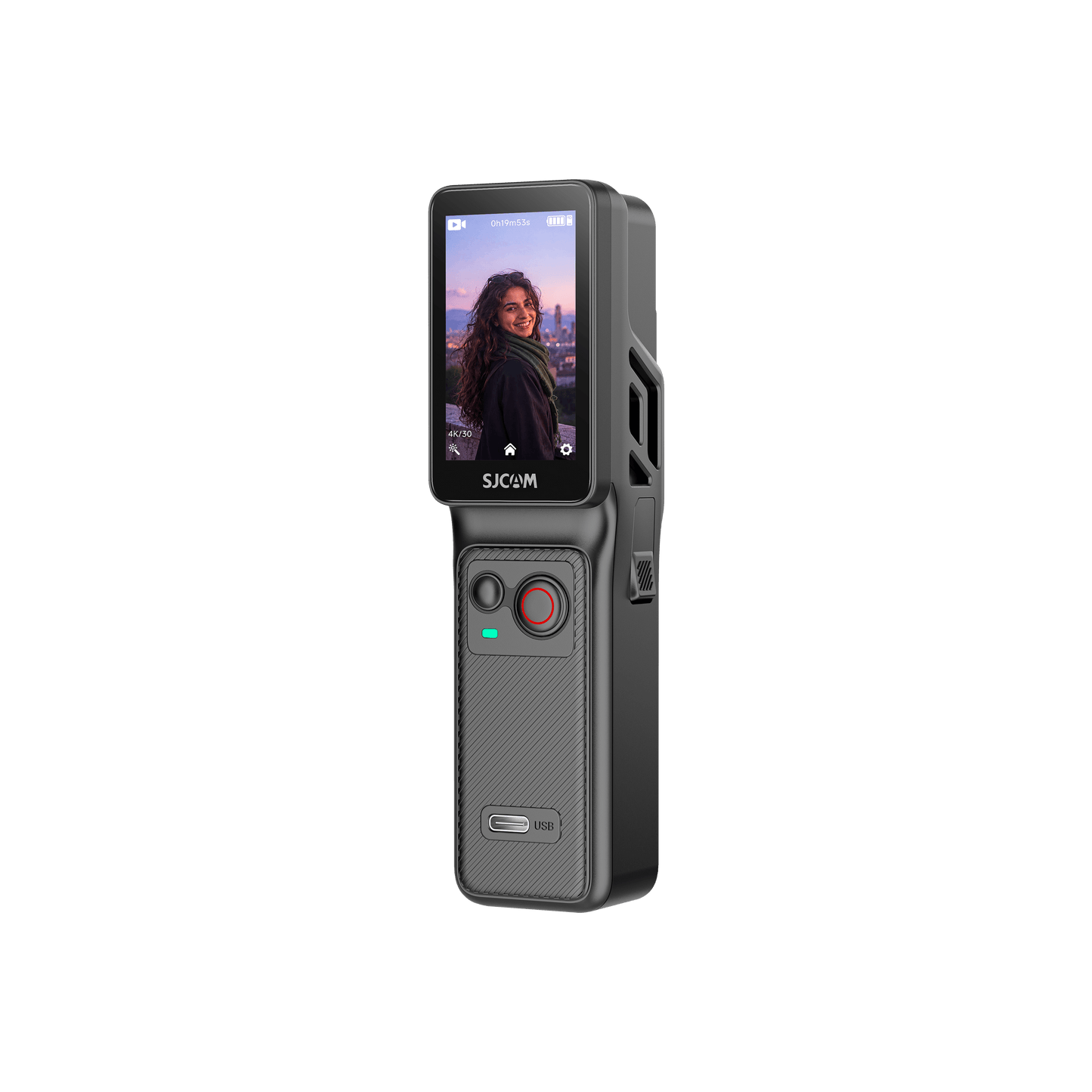 C400 Pro Action Camera with large sensor for clear 4K video quality and detachable design