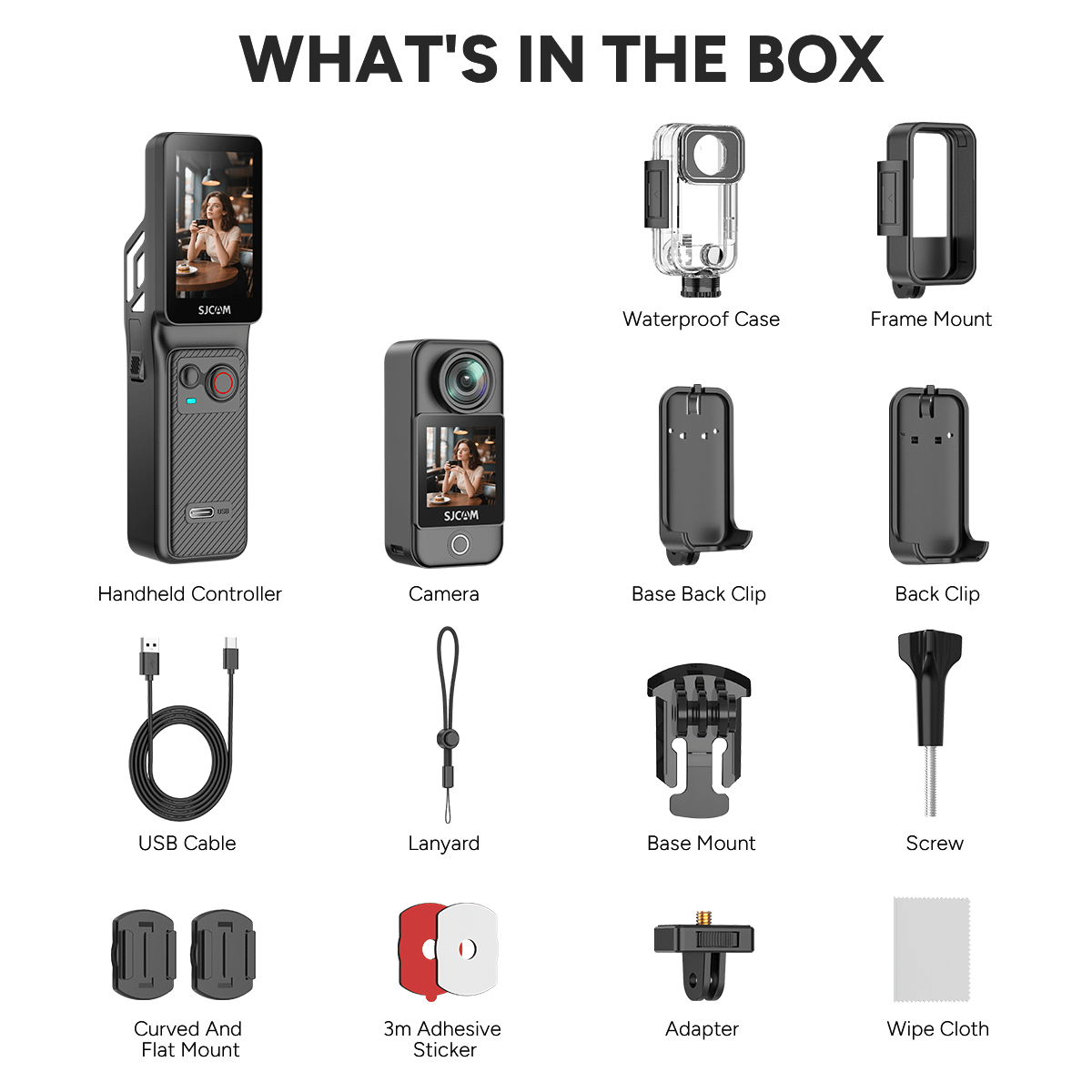 C400 3-in-1 Handheld Action Camera