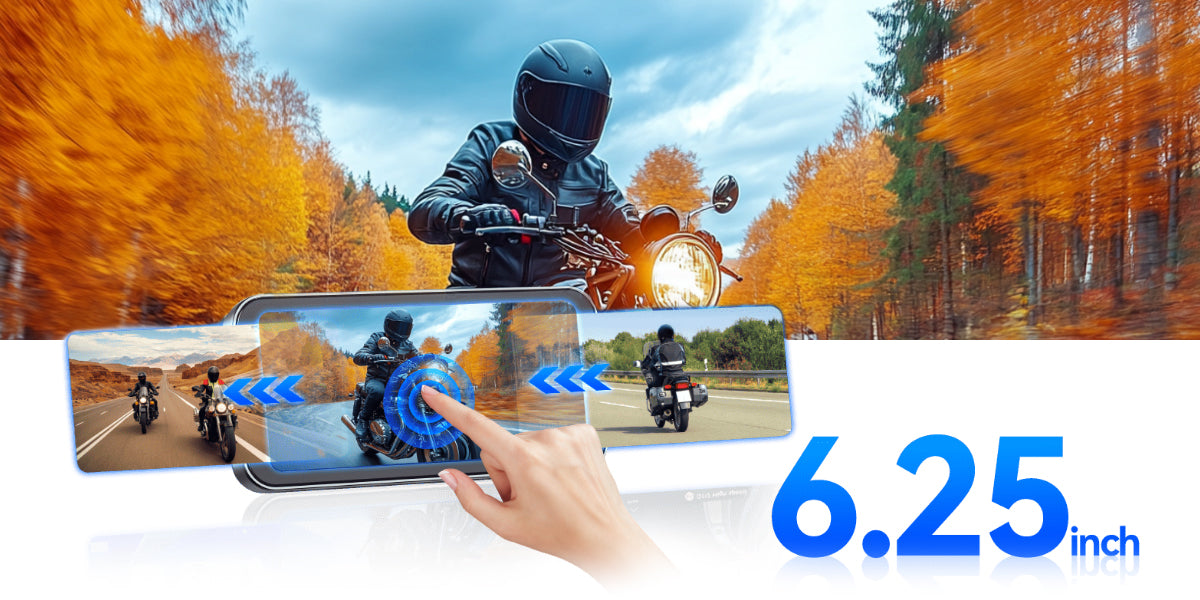 Large 6.25-inch Touchscreen