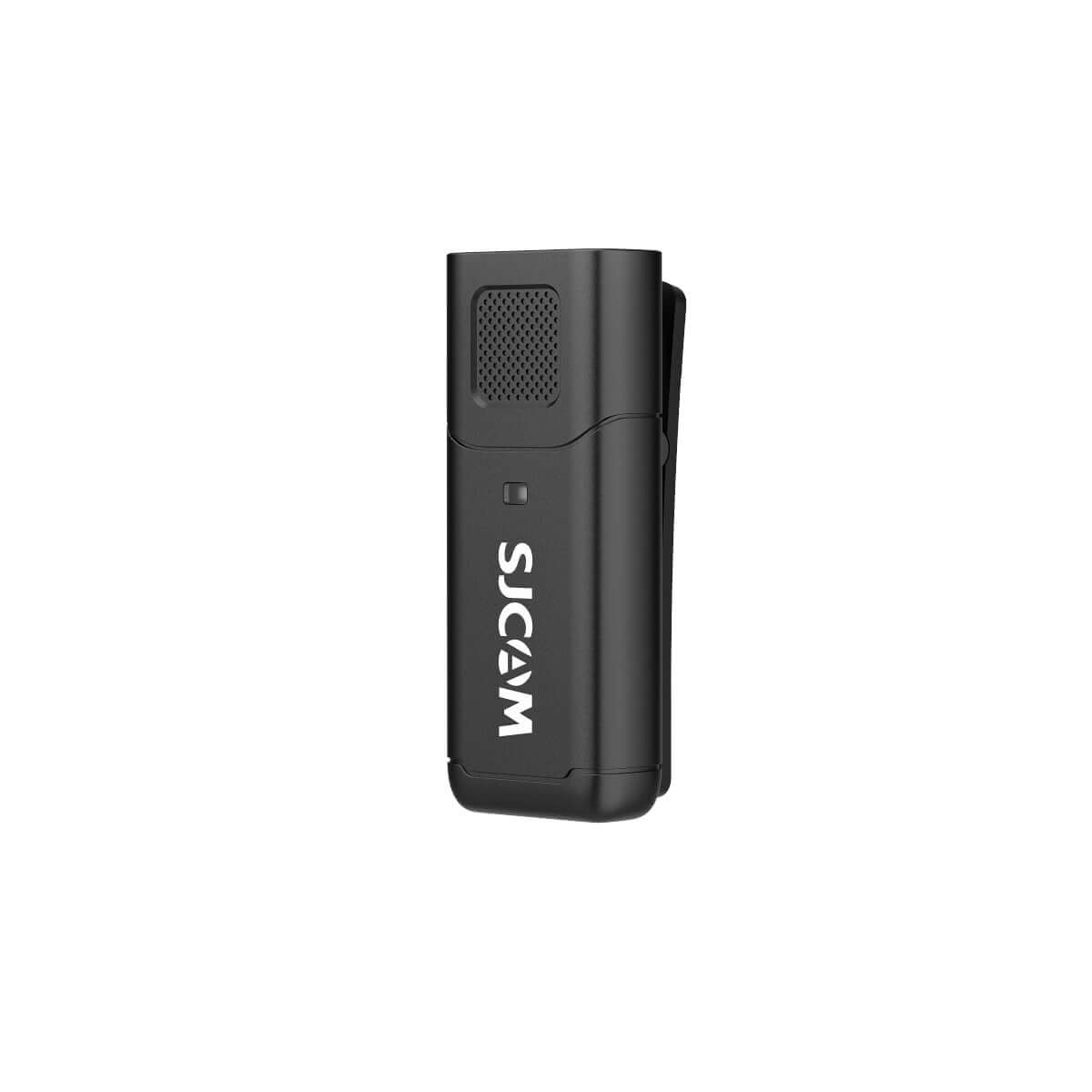 M4 Wireless Microphone in sleek black design, ideal for clear audio recording and easy clip-on functionality.