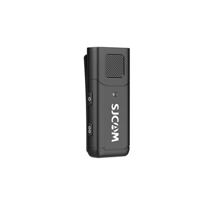 M4 Wireless Microphone compact design with clip for easy attachment and high-quality sound capture.