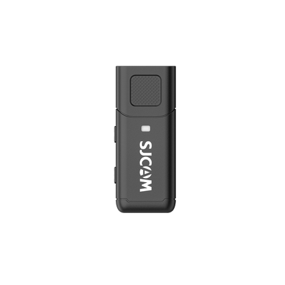 M4 Wireless Microphone compact design, ideal for clear audio recording and wireless use.