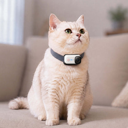 Cat wearing a Magnetic Pet Chest Strap, designed for comfort and safety.