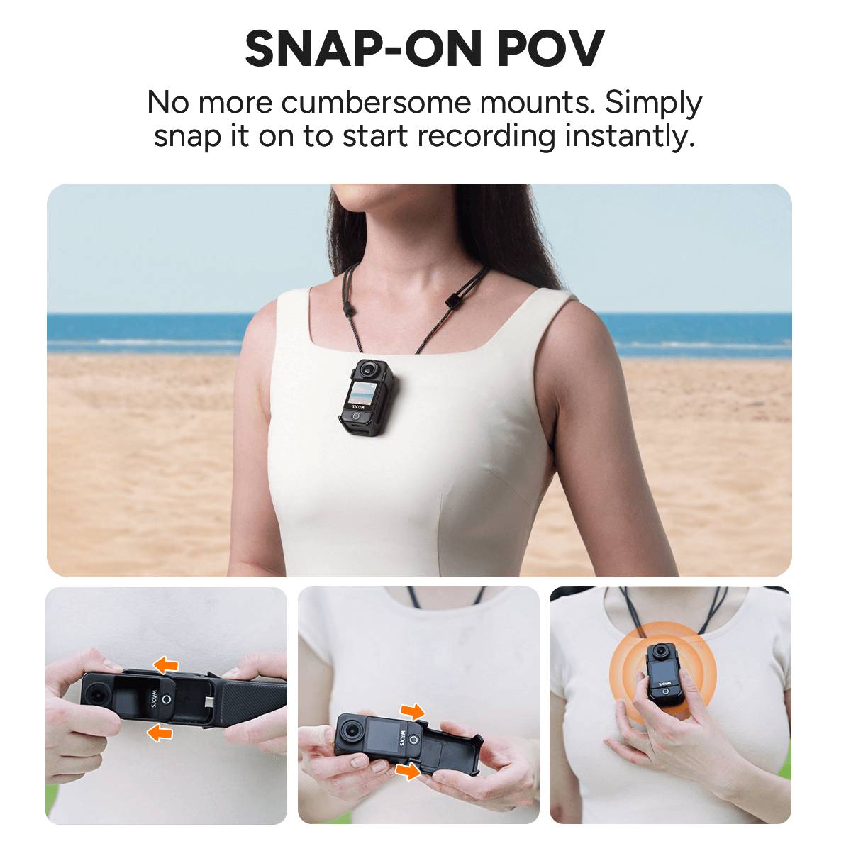 C400 3-in-1 Handheld Action Camera