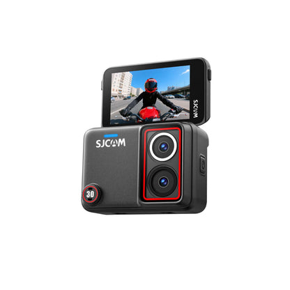 SJ30 8K Dual-lens Action Camera with dual lenses and flip screen for capturing stunning 8K video.
