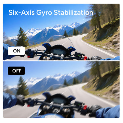 C400 action camera with 6-axis gyro stabilization