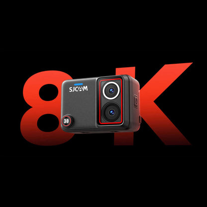 SJ30 8K dual lens action camera with flip touchscreen